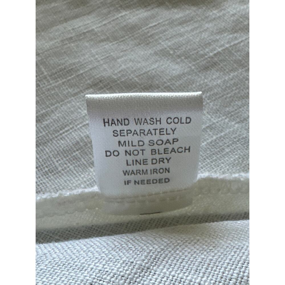 NWT For Cynthia Lagenlook Linen Hooded Shirt Jacket S Cream Luxury Minimalist - Picture 12 of 16